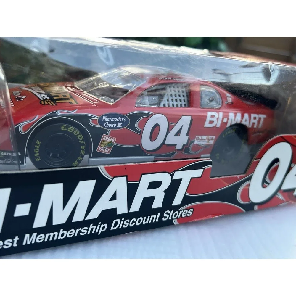 2004 Action Racing Collectables Bi-Mart #04 1:24 Scale Stock Car.